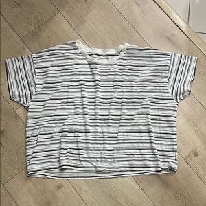 lululemon athletica Striped Black and White Top